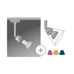 URail LED-spot 3,5 W GZ10 krom mat