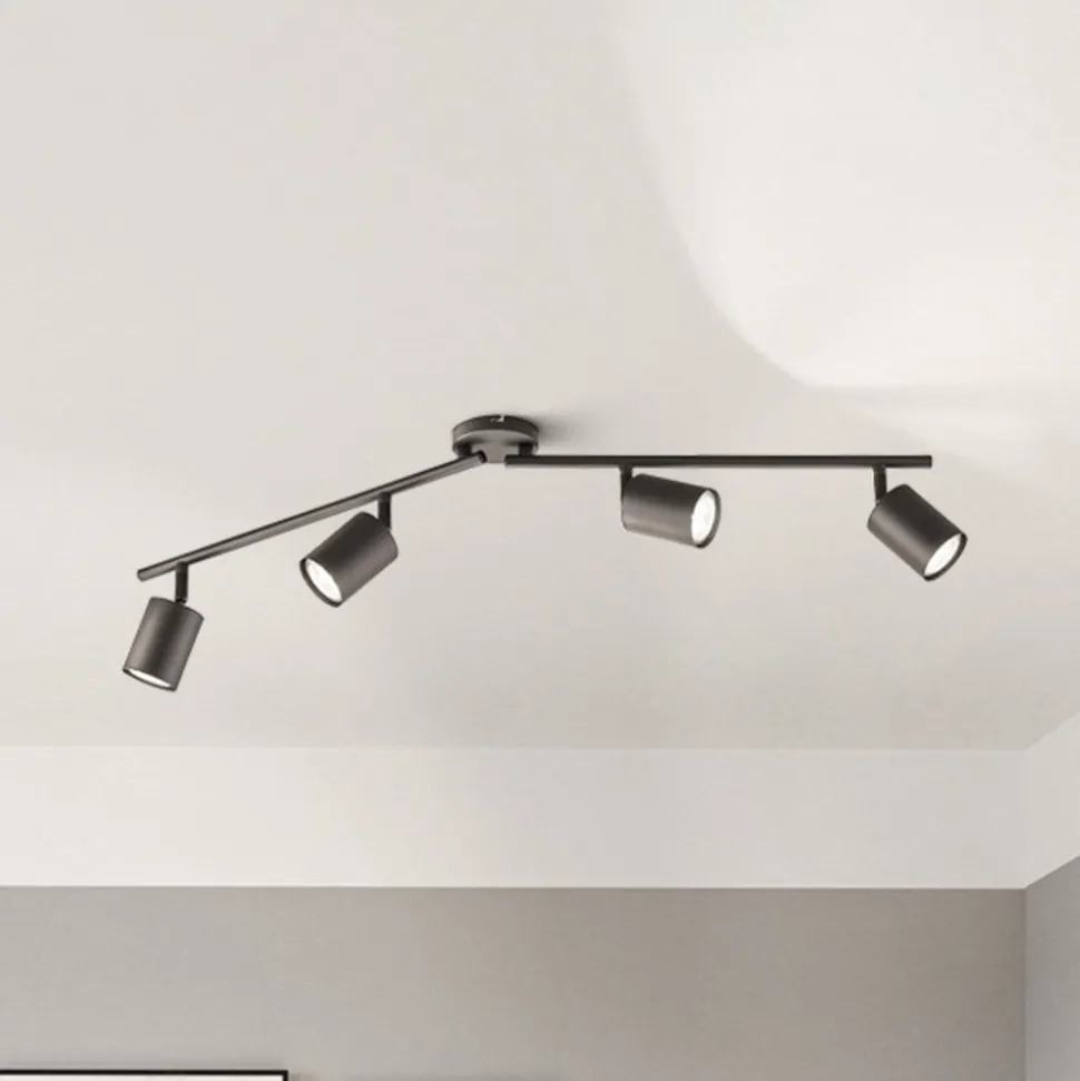 Vano LED-loftspot, sort, 4 lyskilder