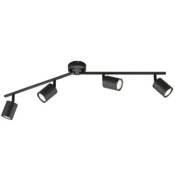 Vano LED-loftspot, sort, 4 lyskilder