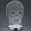 Variabel lysfarve - LED-bordlampe Skull