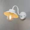 Vega Mini udendørs væglampe, bredde 22 cm, hvid