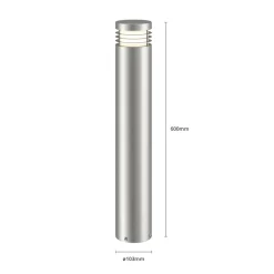 Vejlampe Caramia, stål, saltvandsresistent