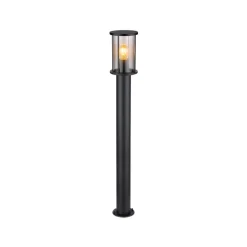 Vejlampe Gracey, højde 100 cm, sort, stål, IP54