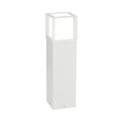 Vejlampe Henry, hvid, højde 60 cm, aluminium/stål