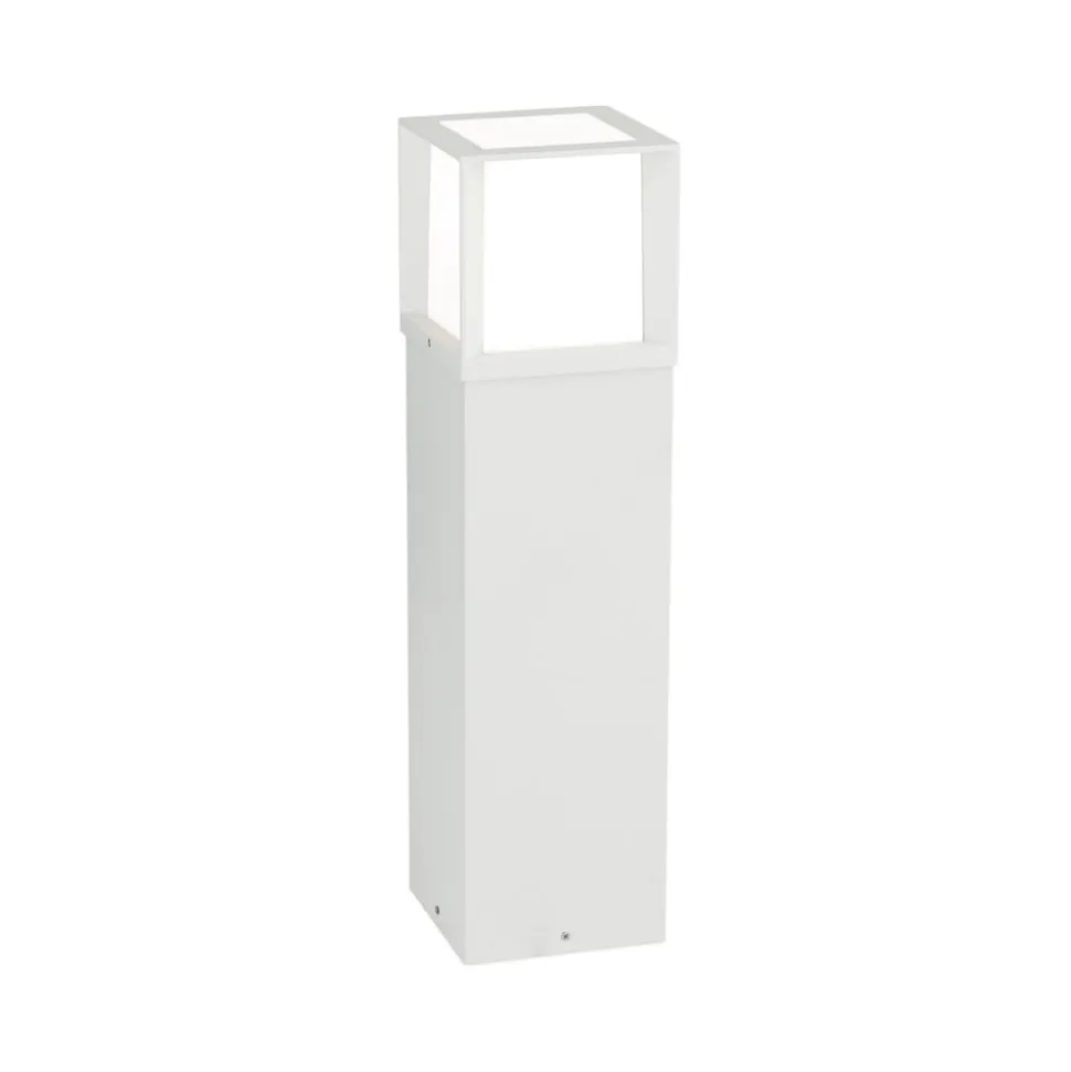 Vejlampe Henry, hvid, højde 60 cm, aluminium/stål
