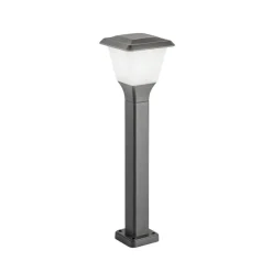 Vejlampe Lena, 60 cm, mørkegrå, metal, E27, IP65