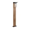 Vejlampen ARDILA, trælook, højde 100 cm, metal/glas IP44