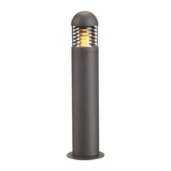 Vejlampen Kurt, grå, metal, 100 cm høj, E27, IP44