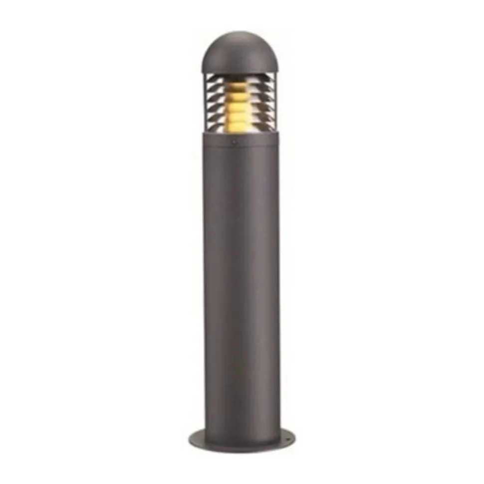 Vejlampen Kurt, grå, metal, 100 cm høj, E27, IP44
