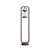 Vejlampen SAMBESI, rustfarvet, højde 100 cm, metal, IP44
