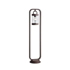 Vejlampen SAMBESI, rustfarvet, højde 100 cm, metal, IP44