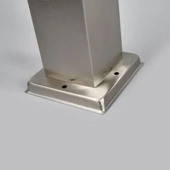 Vejlampe 400166, stål med 2 stikkontakter