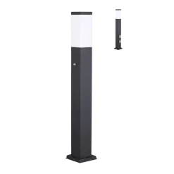 Vejlampe 400166142, V2A, sensor, antracit, 2 udtag