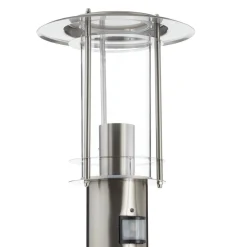 Vejlampe York, stål, bevægelsessensor, IP44