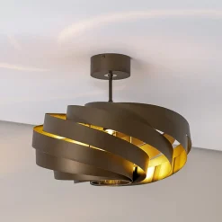 Vento loftlampe, kaffebrun, Ø 50 cm