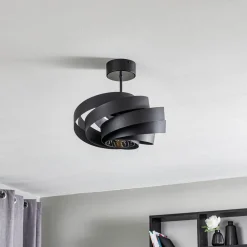 Vento loftlampe, sort, Ø 40 cm, metal, E27