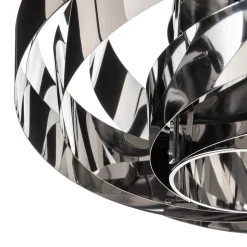 Vento loftslampe, krom nikkelfarvet, Ø 40 cm, metal
