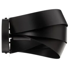 Vento væglampe, sort, E14, metal, 14 cm høj