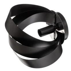 Vento væglampe, sort, E14, metal, 14 cm høj