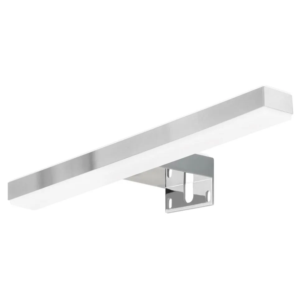Veronica LED-spejllampe, bredde 30 cm, krom