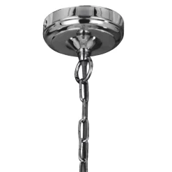 Versailles krystal-lysekrone, krom, 55 cm