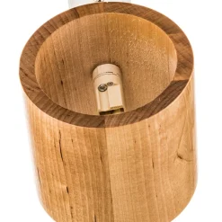 Væglampe Ara som cylinder i træ