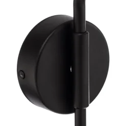 Væglampe Avalone udhæng 34 cm sort/messing