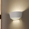 Væglampe Azriel i gips, hvid, halvrund, 3 niveauer