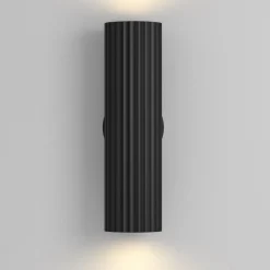 Væglampe Calipso, sort, højde 20 cm metal 2xGU10 op/ned
