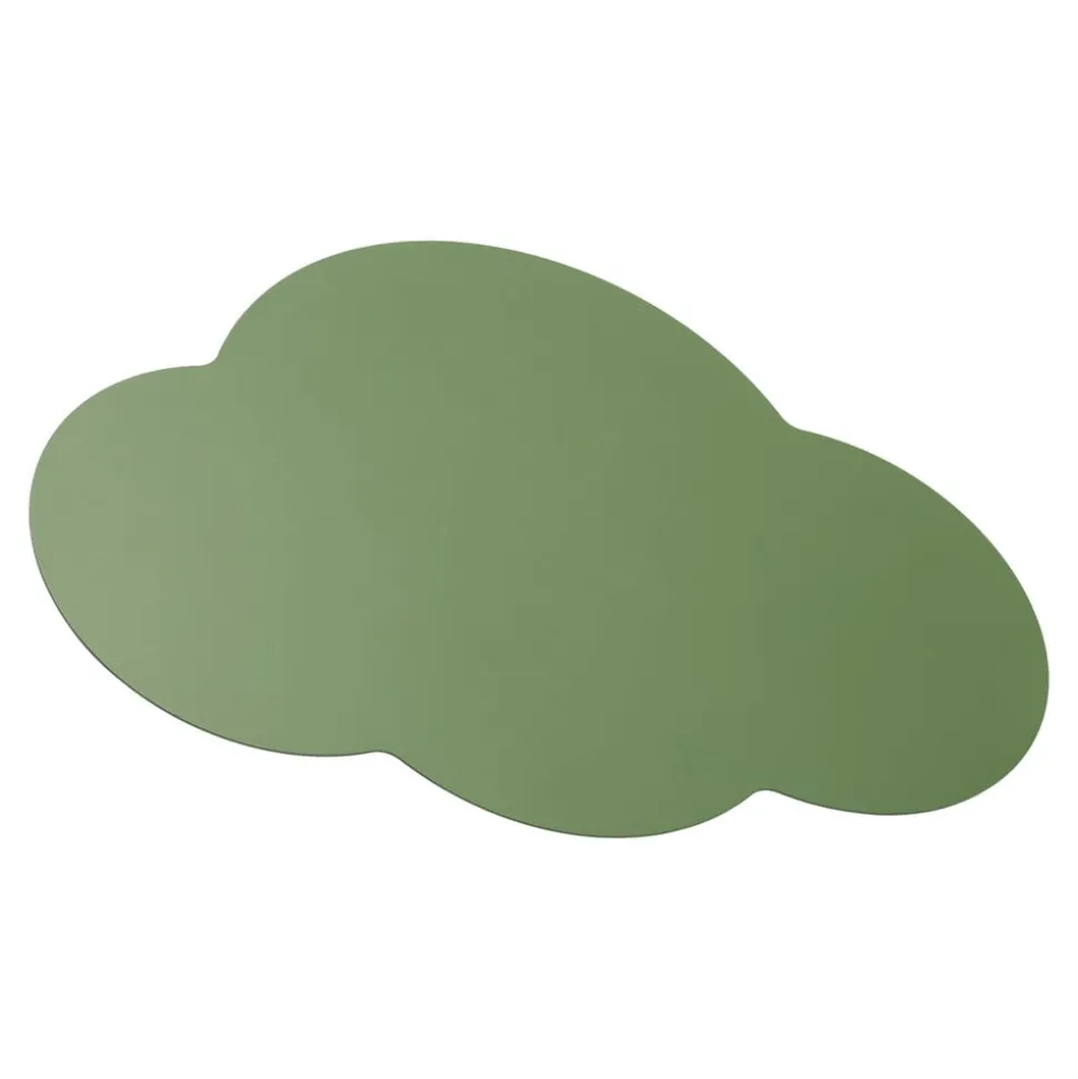 Væglampe Cloud, grøn, metal, 38 cm bred, 2 lyskilder, G9