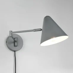 Væglampe Cosima, antracit, udhæng 54 cm, metal
