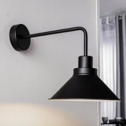 Væglampe Craft I i metal i sort