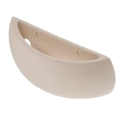 Væglampe Curve op/ned i hvid keramik