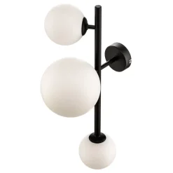 Væglampe Dione, 3 lyskilder, sort