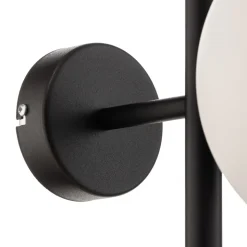 Væglampe Dione, 3 lyskilder, sort