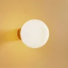 Væglampe Dione, vægbeslag guld