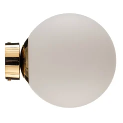 Væglampe Dione, vægbeslag guld