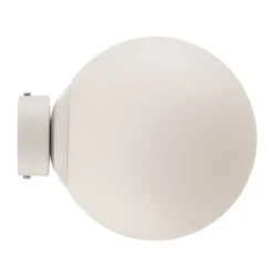 Væglampe Dione, vægbeslag hvid