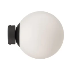 Væglampe Dione, vægbeslag sort