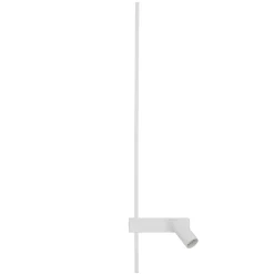 Væglampe EASY LEFT, hvid, bredde 80 cm, metal, GU10 + LED