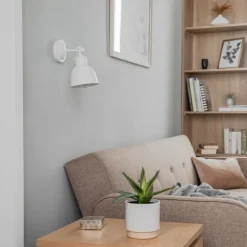 Væglampe Emoti, 1 lyskilde, hvid