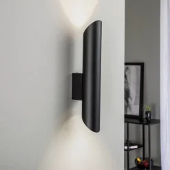 Væglampe Eye Cut, sort