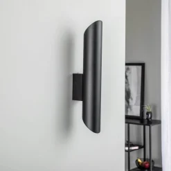 Væglampe Eye Cut, sort