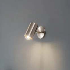 Væglampe Kem, messing, metal, højde 23 cm, E27