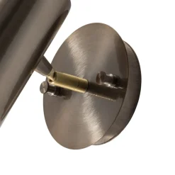 Væglampe Kem, messing, metal, højde 23 cm, E27