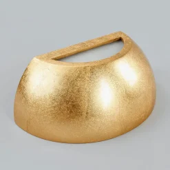 Væglampe Kolja med guldfoliefinish