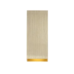 Væglampe London Square, guldfarvet, højde 15 cm, 2 lyskilder