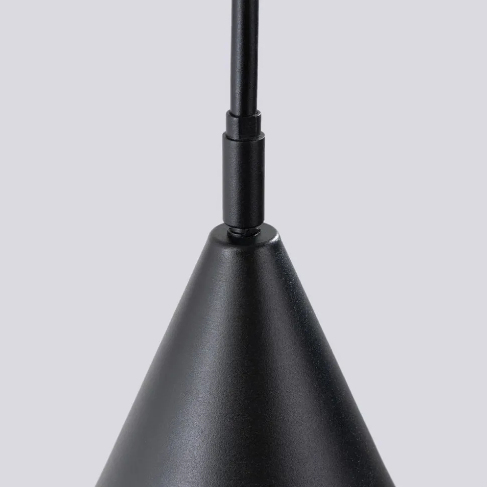 Væglampe LYS, sort, Ø 14 cm, metal, stik, E14