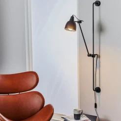 Væglampe 997 med stik, 1 lyskilde, sort