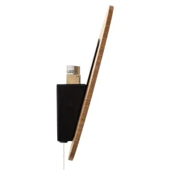 Væglampe Minimal i egetræ